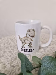 Mugg - Dino med Namn Filip