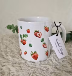 Mugg - Jordgubbar