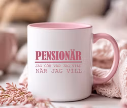 Mugg - Pensionär rosa