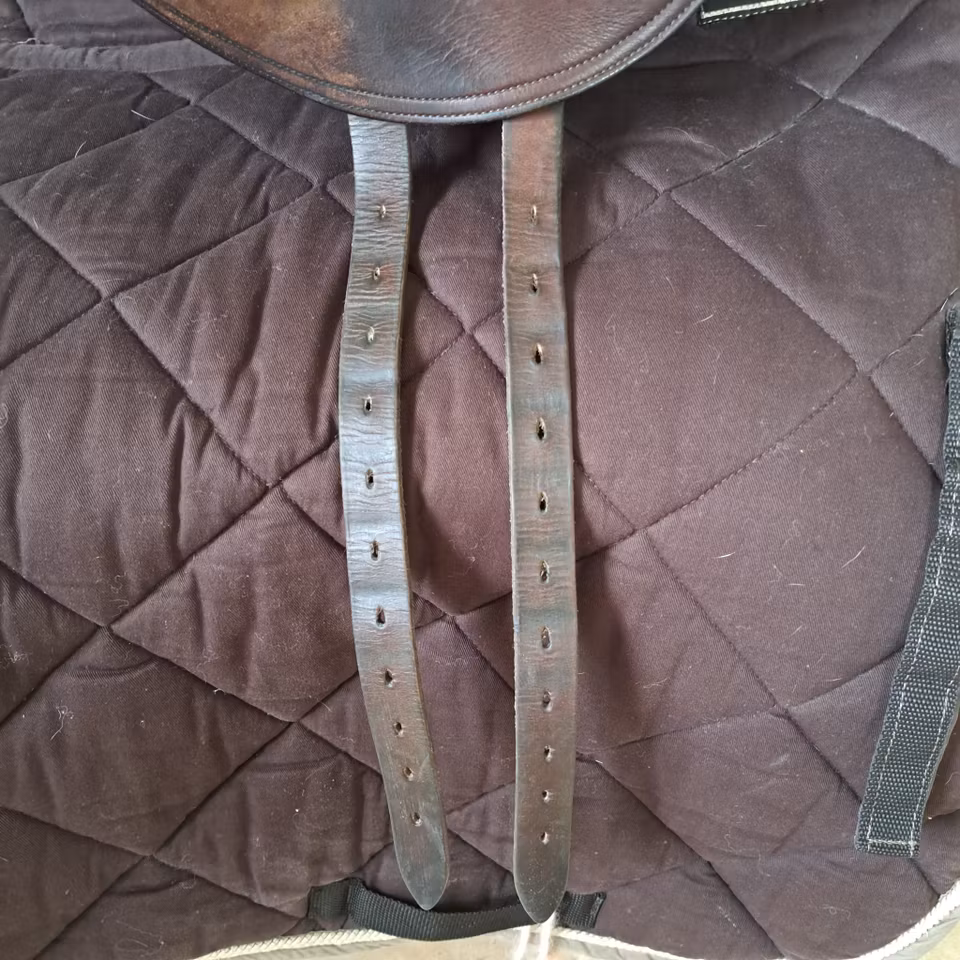 Dressyrsadel, Macel, 17,5 tum, mörkbrun