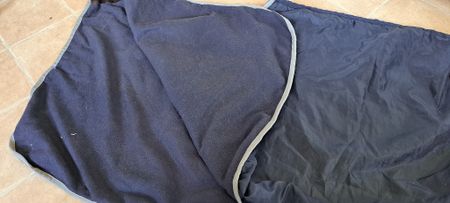 Skrittäcke, full, fleece på insidan