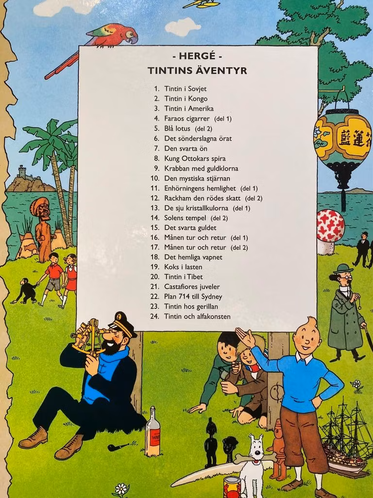 Tintins äventyr - Tintin och Alfakonsten - Herge - Tintin