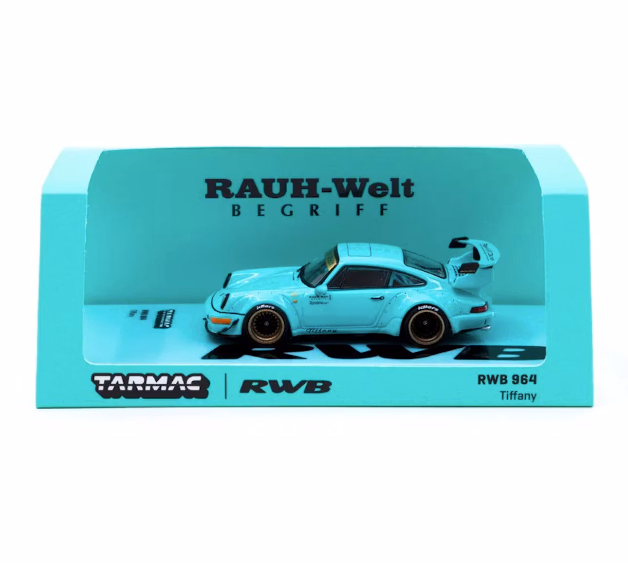 Skala 1/64 Porsche - RWB 964 Tiffany Blue - HOBBY64  fr TARMAC Works