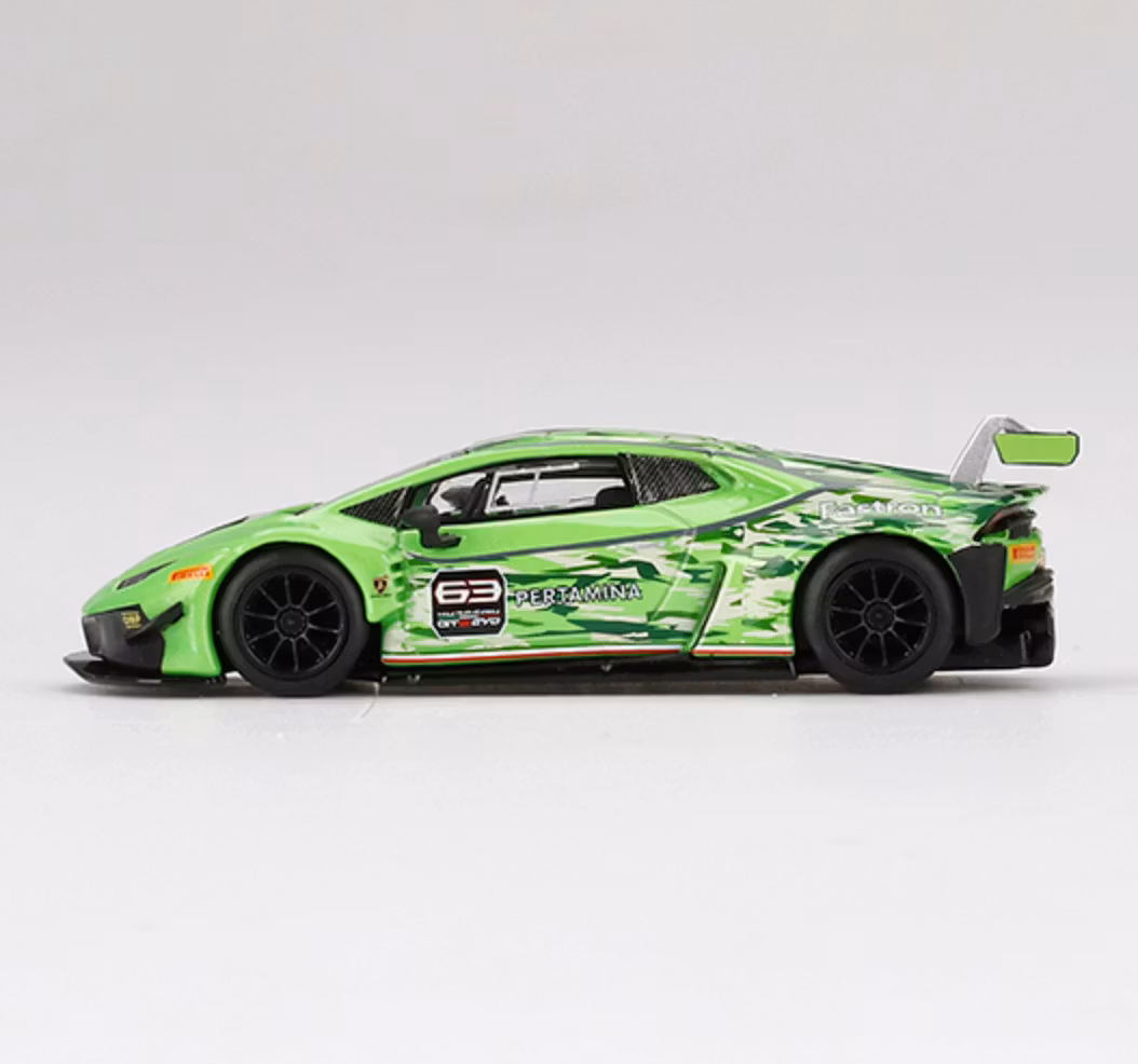Skala 1/64 -  Lamborghini Huracán GT3 EVO Presentation fr MINI GT