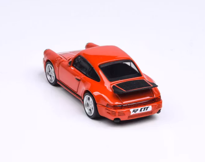 Skala 1/64 Porsche 911, 1987 RUF CTR "Yellowbird" LHD, Guards Red fr Para64
