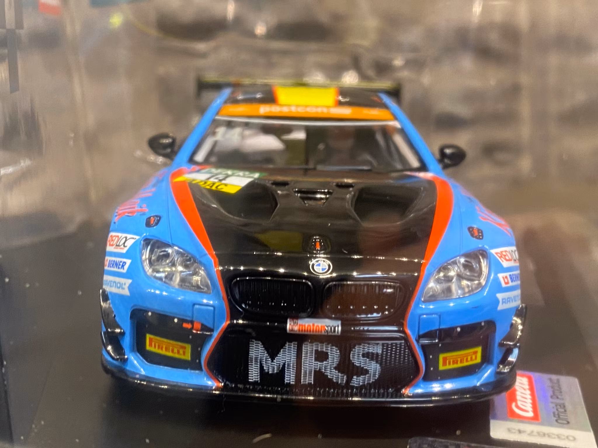 Skala 1/32 Analog bil till bilbana fr Carrera: BMW M6 GT3 "Molitor Racing, No.14"