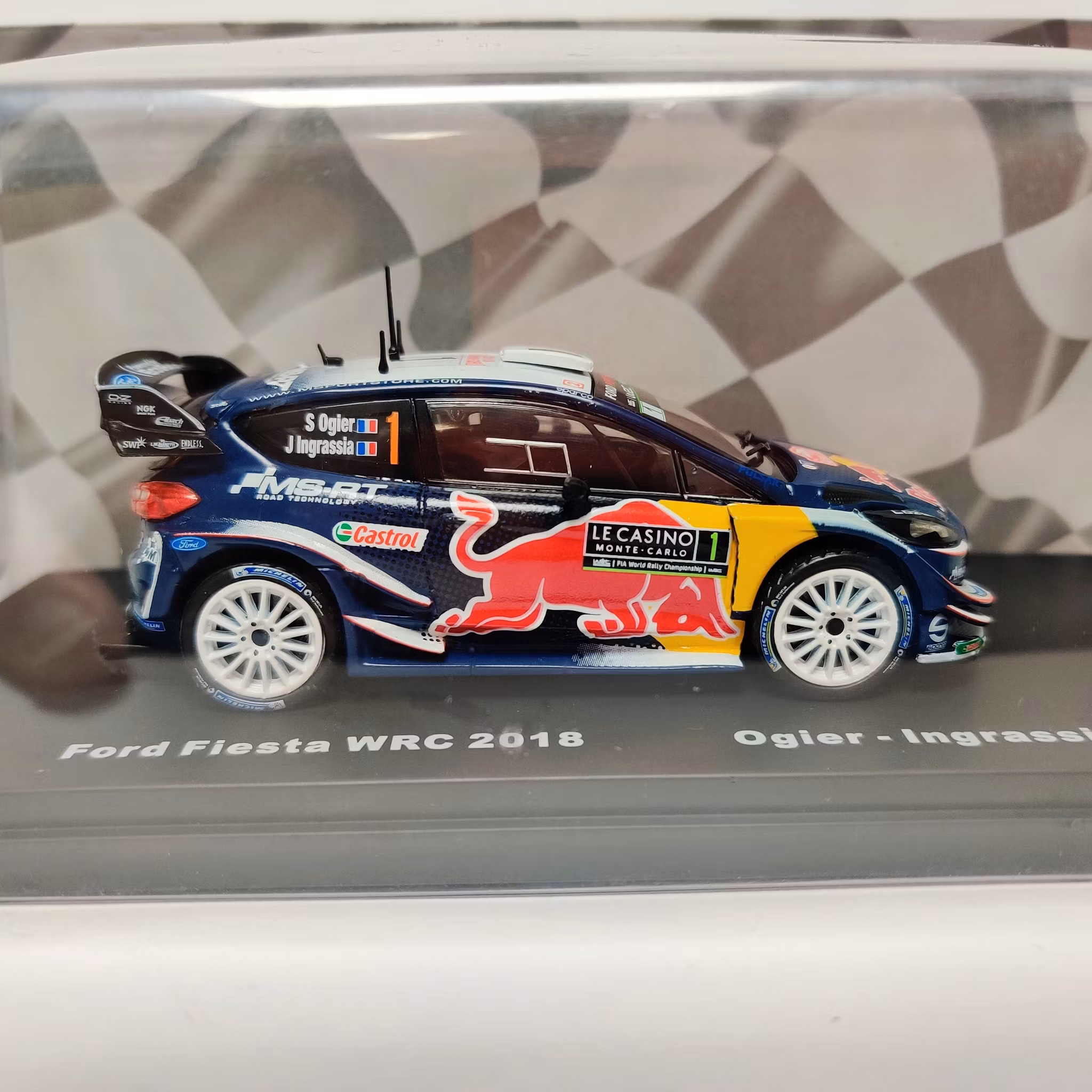 Lös detalj i lådan - Skala 1/43 Ford Fiesta WRC 2018 #1, Ogier/Ingrassia - Editor Salvat