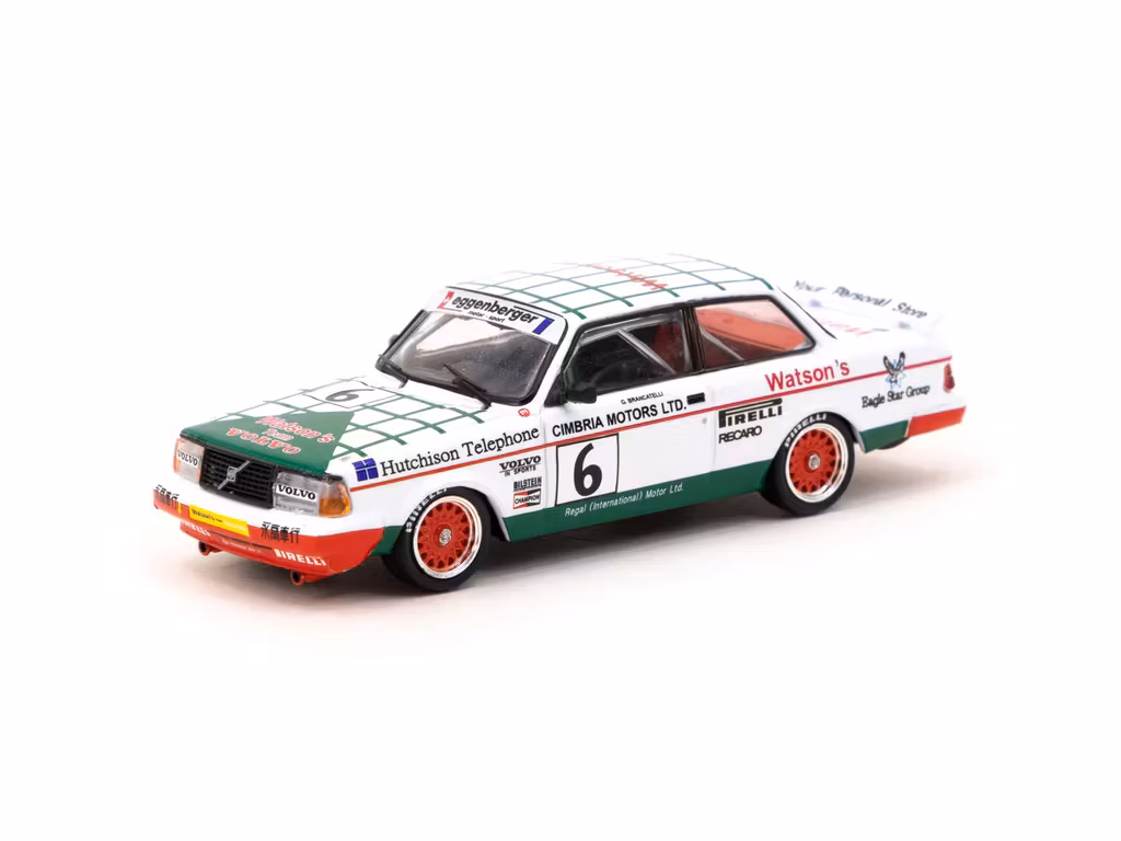 Skala 1/64 Volvo 240 Turbo (242), Macau Guia Race 1985 Winner fr TARMAC