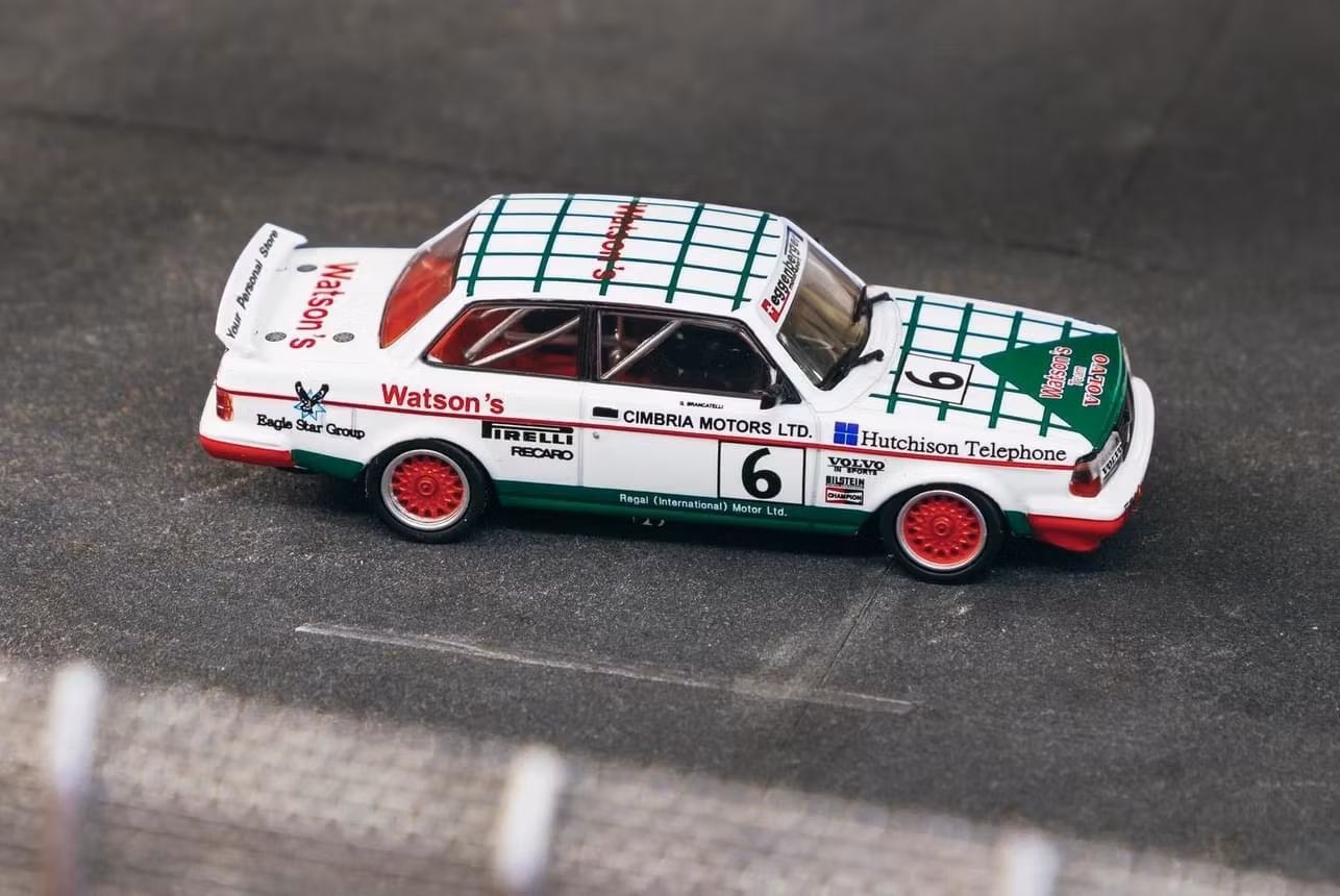 Skala 1/64 Volvo 240 Turbo (242), Macau Guia Race 1985 Winner fr TARMAC