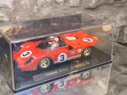 Scale 1/32 Analogue FLY slotcar: Ferrari 512 #3 Monza 70'