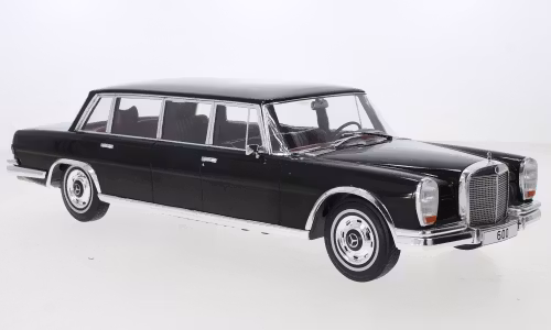 Skala 1/18 Mercedes 600 (W100) Pullman, black 1969 fr MCG Model Car Group