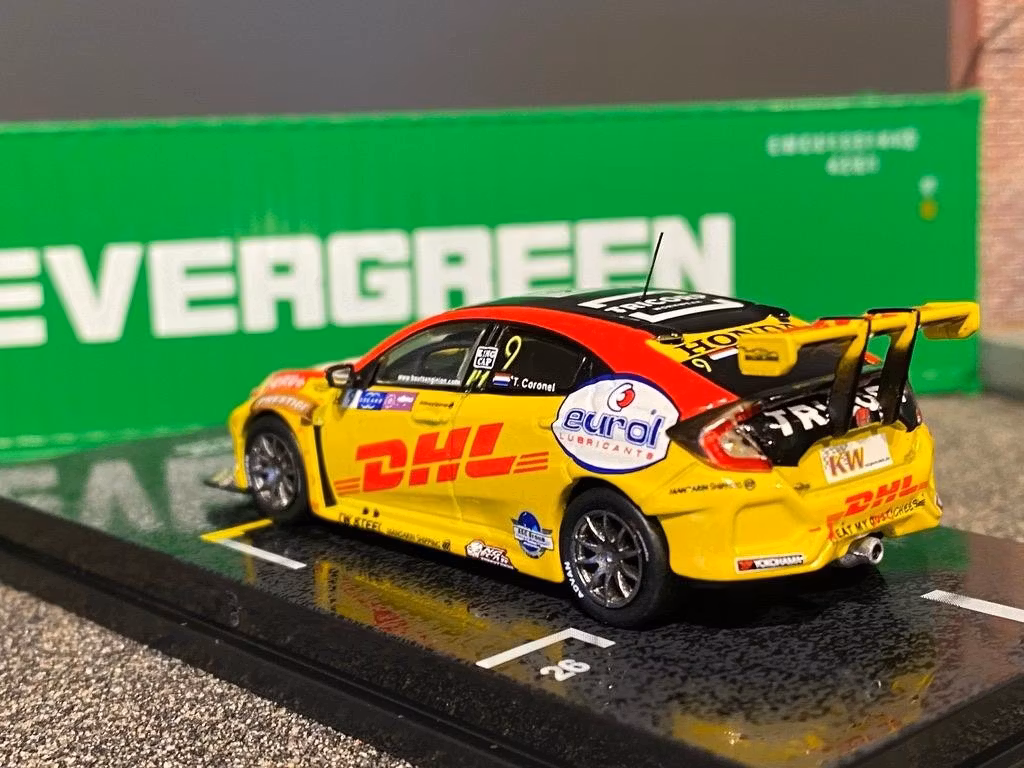 Skala 1/64, 2018 Honda Civic Type TCR #9 fr TARMAC works