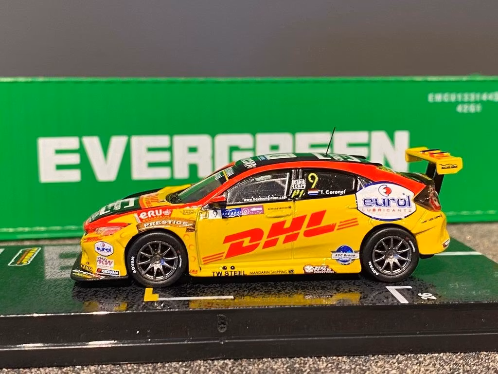 Skala 1/64, 2018 Honda Civic Type TCR #9 fr TARMAC works
