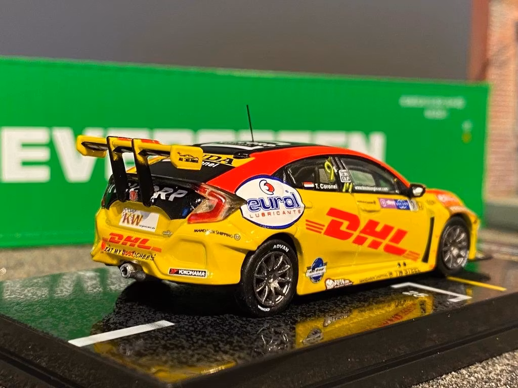 Skala 1/64, 2018 Honda Civic Type TCR #9 fr TARMAC works