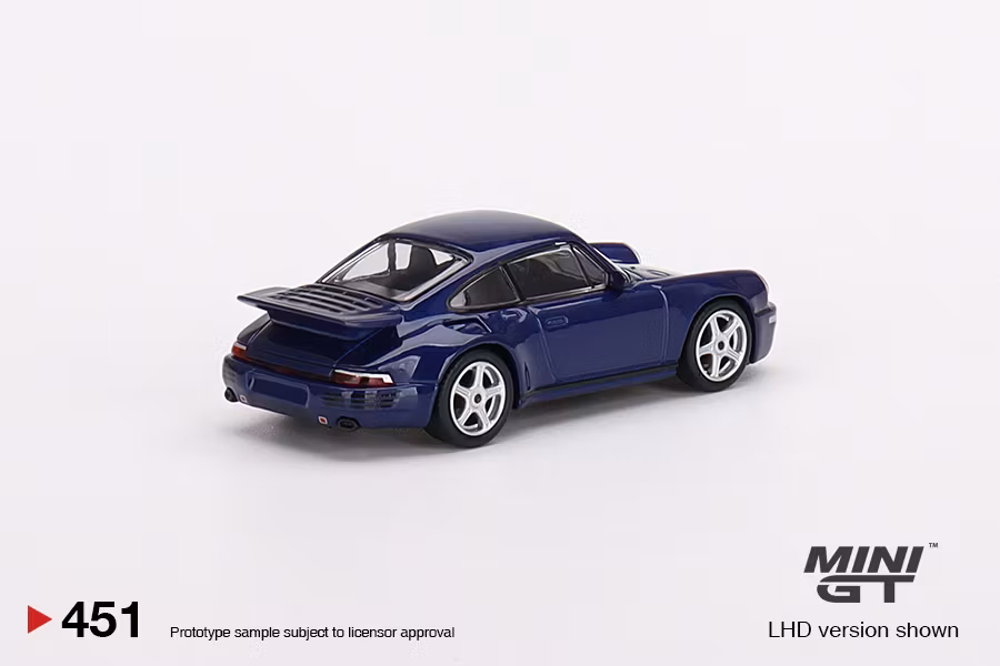 Skala 1/64 RUF CTR Anniversary, Dark Blue (451) MiJo fr MINI GT Limited Edition