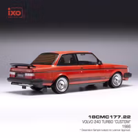 Scale 1/18 VOLVO 240 Turbo Custom 1986, Red fr IXO Models