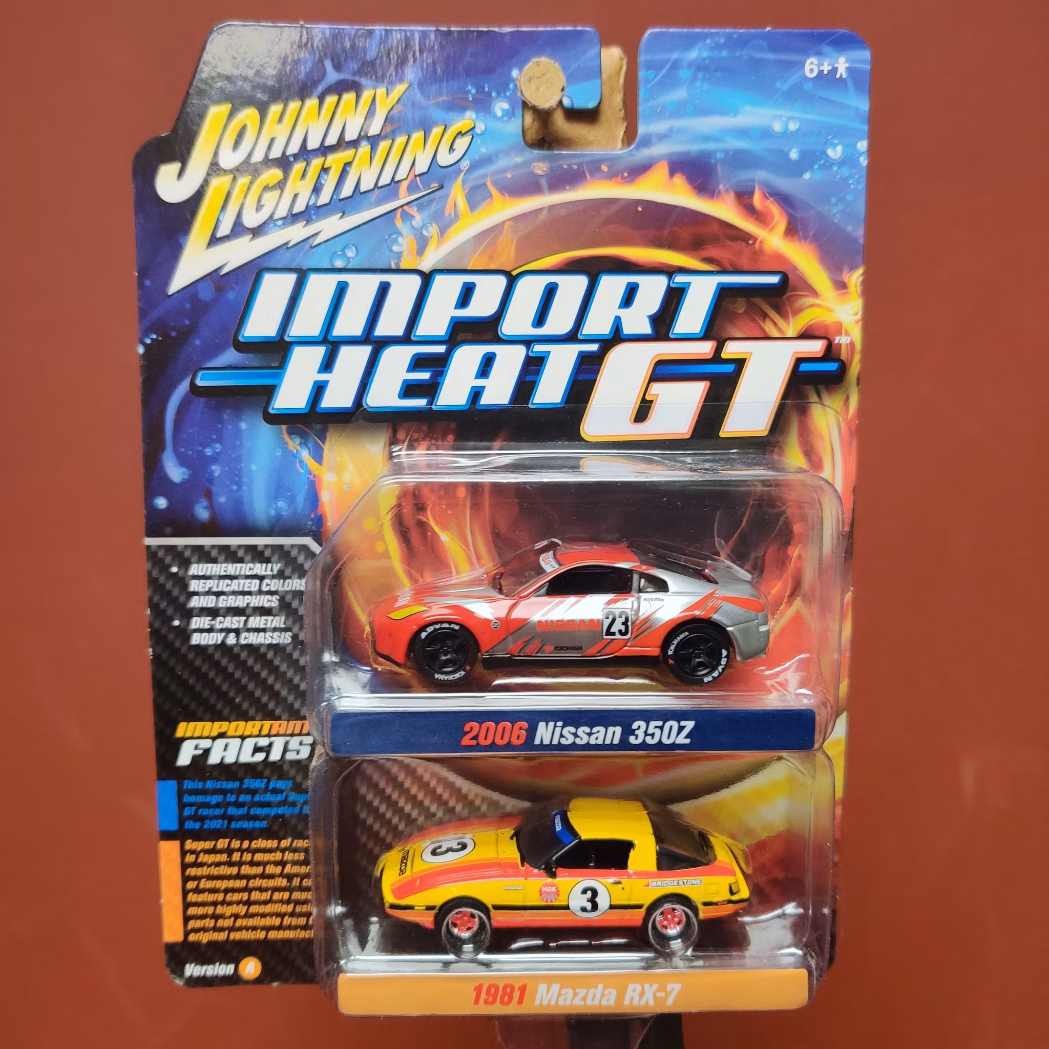 Skala 1/64 2-pack Nissan 350Z 06' & Mazda RX-7 81' fr Johnny Lightning