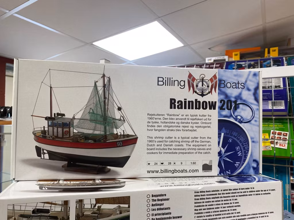 Skala 1/30 Building kit - Rainbow 201, Fishing boat - fr Billing Boats - Plastic hull