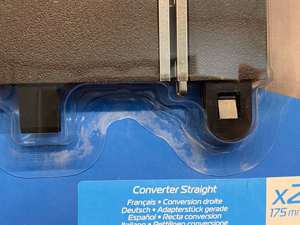 Skala 1/32 Converter straight/Adapterskenor, Classic Scalextric t Scalextric Sport (C8222) 175mm