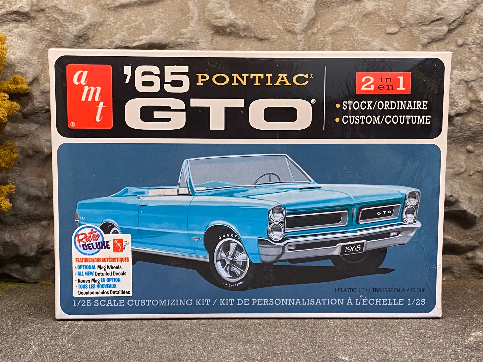 Skala 1/25 Plastic kit: Pontiac GTO 65' fr AMT