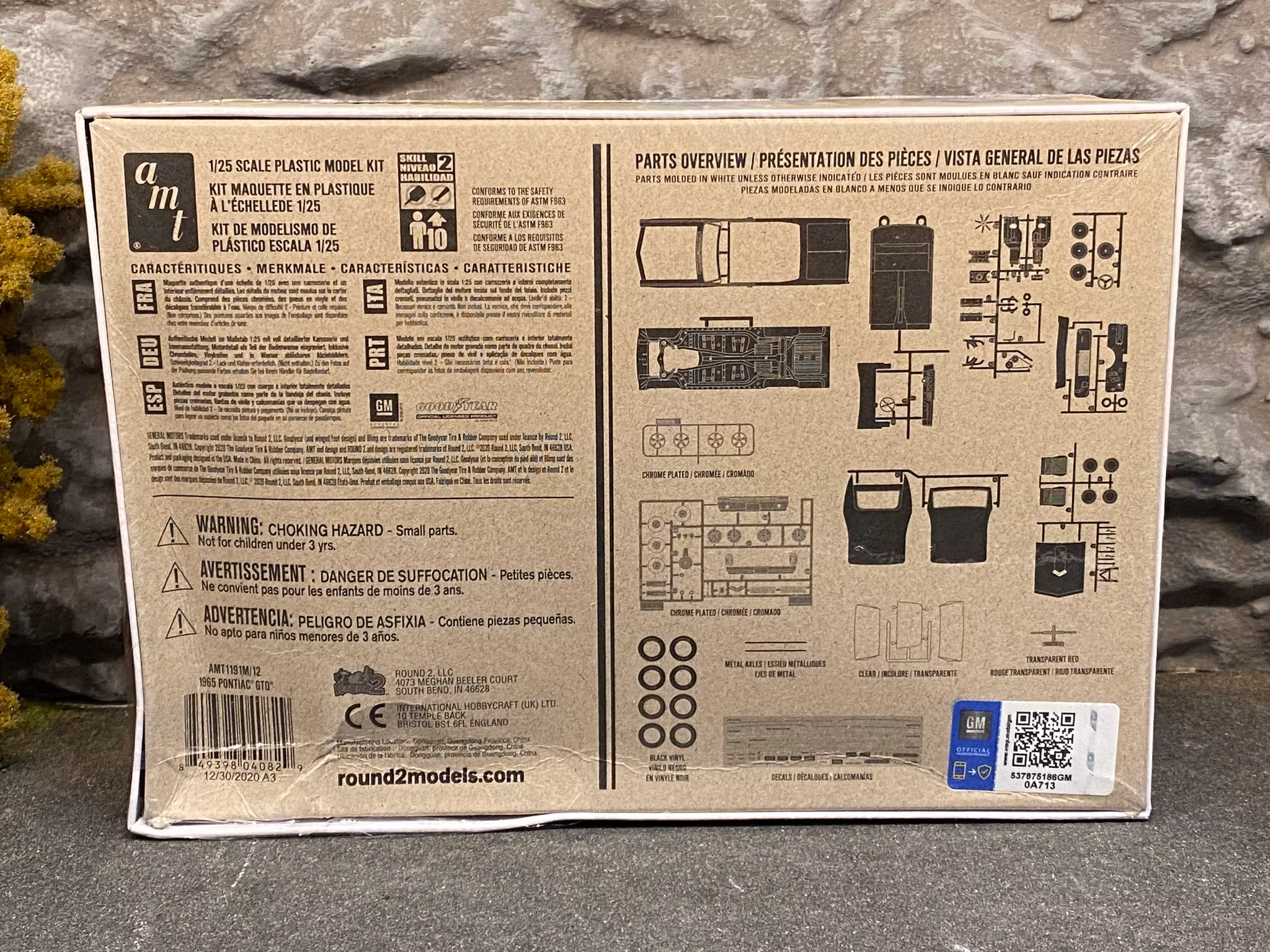 Skala 1/25 Plastic kit: Pontiac GTO 65' fr AMT