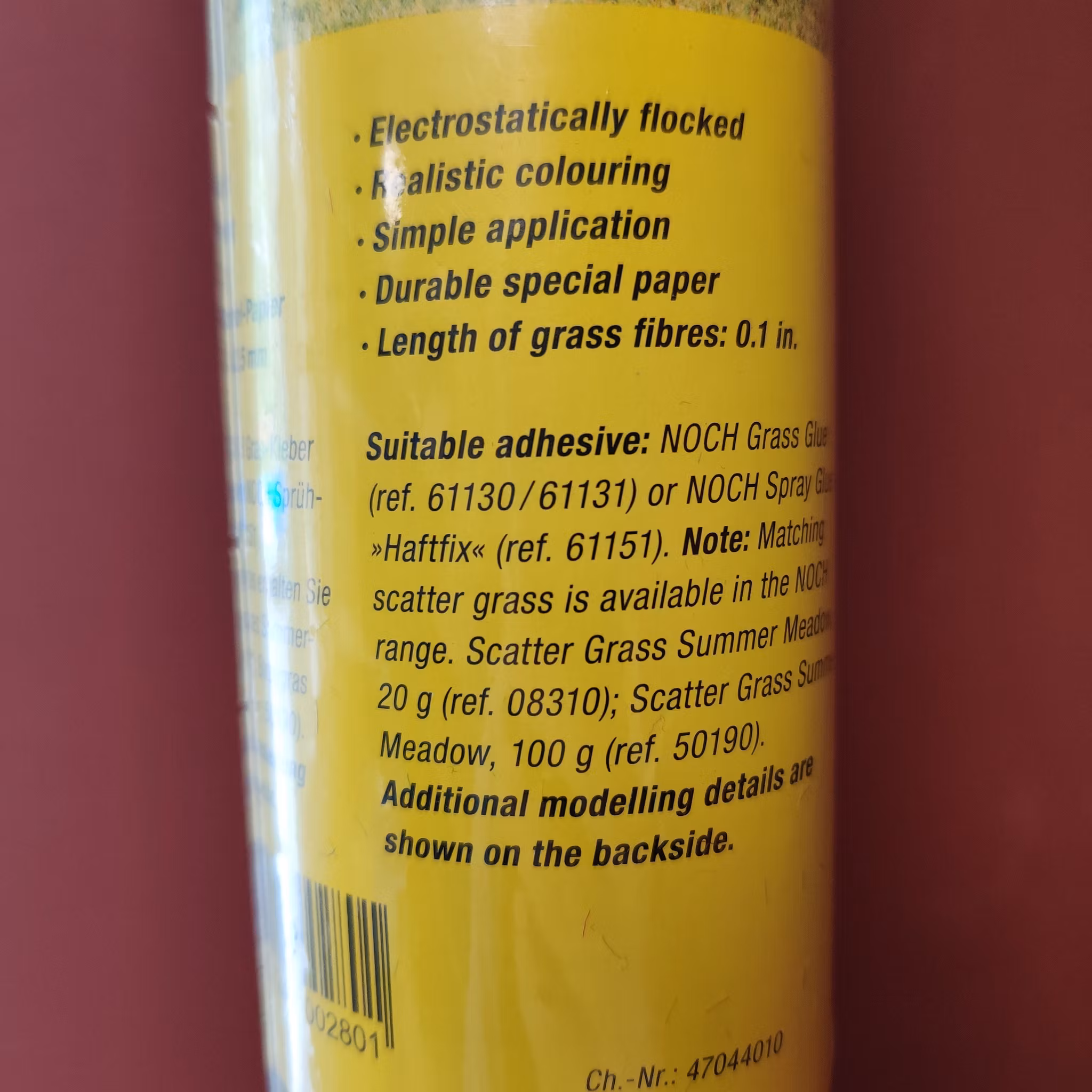 NOCH 00280 120x60 cm Realistiskt sommar gräs-matta / äng