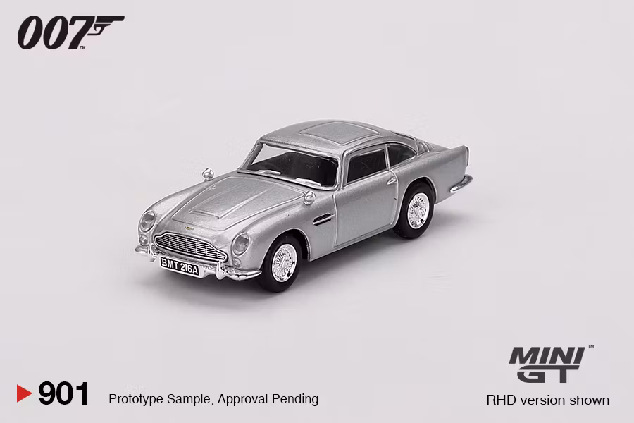 Skala 1/64 Aston Martin DB5 “Thunderball” fr MINI GT (901 007E)
