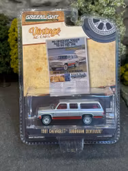 Skala 1/64 Greenlight "Vintage AD Cars" 1981 Chevrolet Suburban Silverado