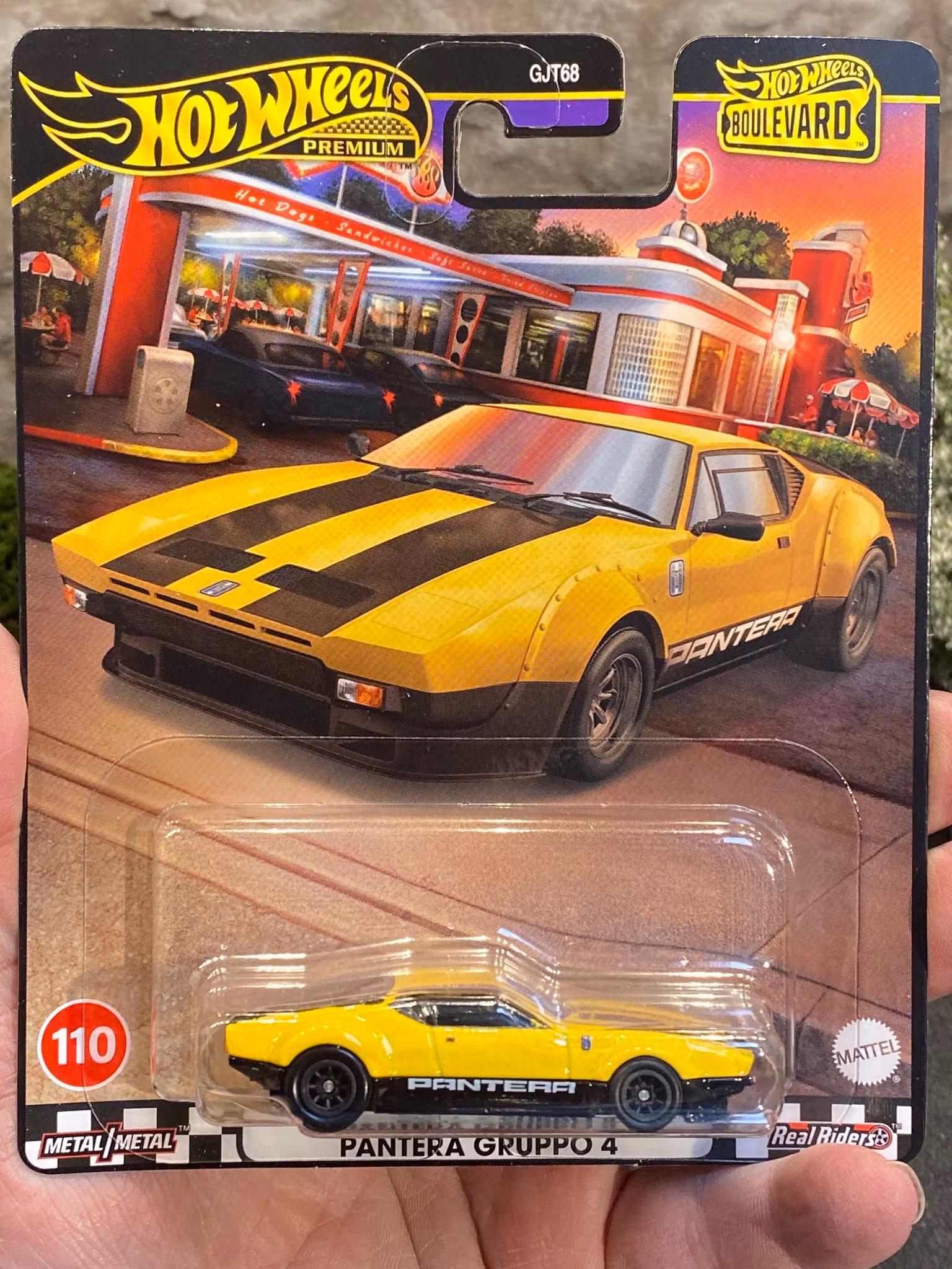 Skala 1/64 Hot Wheels Premium, Boulevard: De Tomaso Patera Gruppo 4