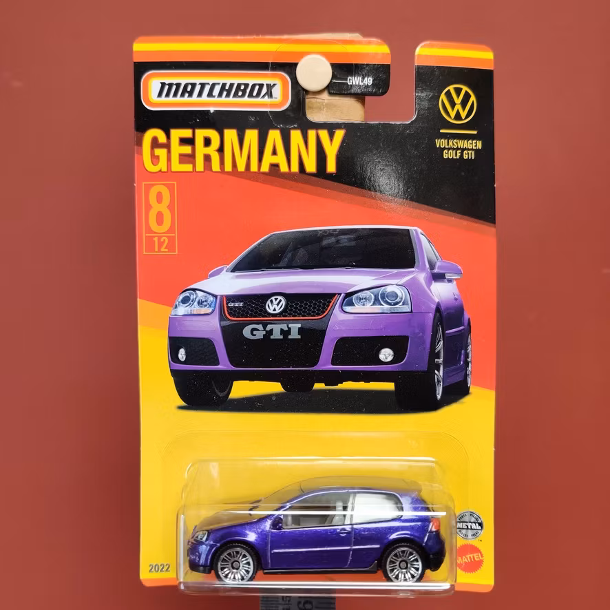 Skala 1/64 MATCHBOX - Germany - VW VOLKSWAGEN GOLF GTI