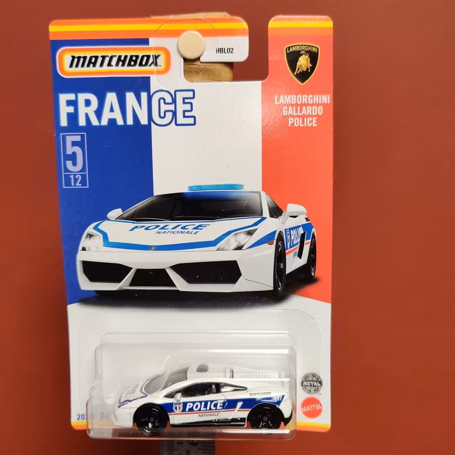 Skala 1/64 MATCHBOX - France - LAMBORGHINI GALLARDO POLICE