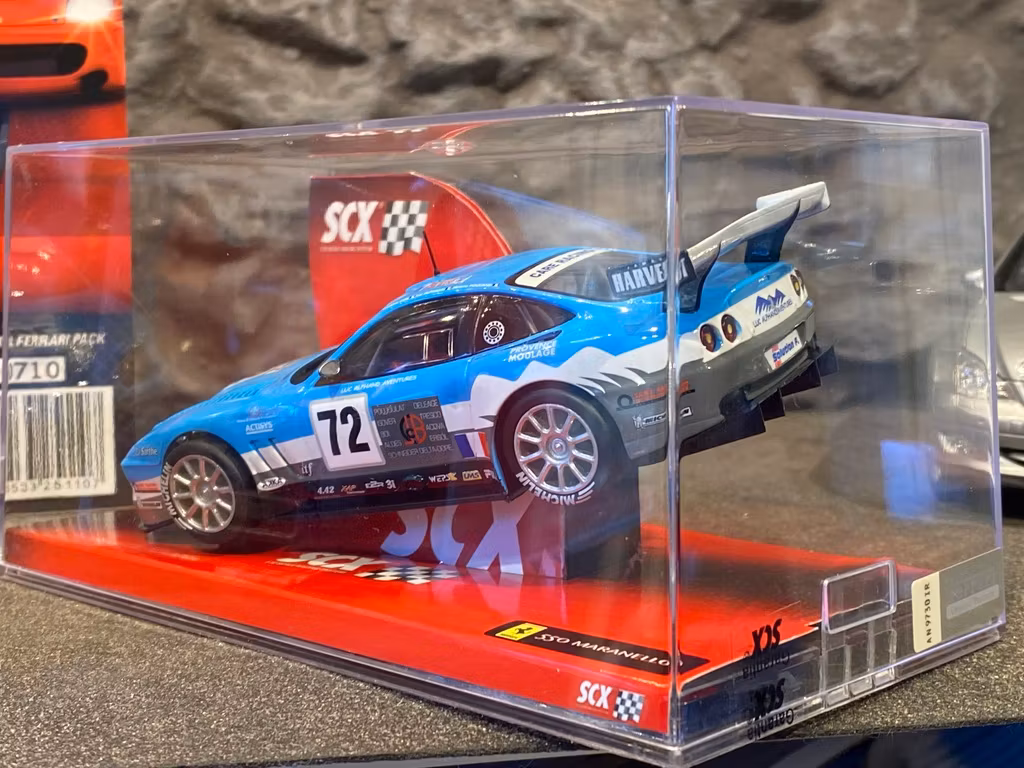 Skala 1/32 Analoga SCX Bilar till Bilbana: Ferrari Team 2-pack