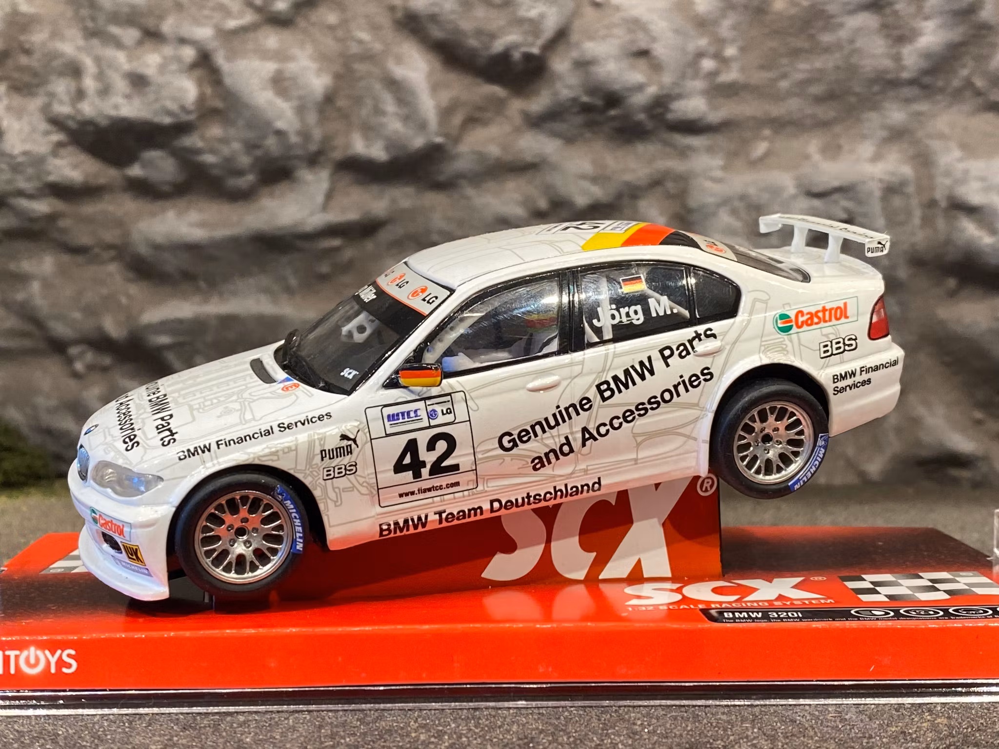 Skala 1/32 Analog SCX Bil till Bilbana: BMW 320i WTCC