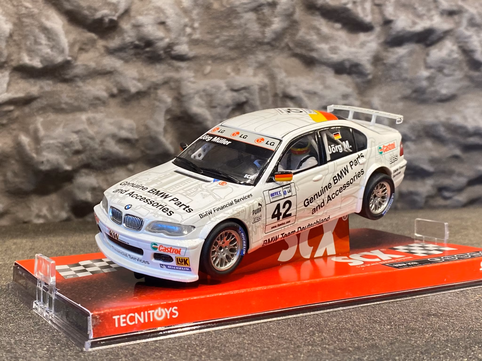 Skala 1/32 Analog SCX Bil till Bilbana: BMW 320i WTCC