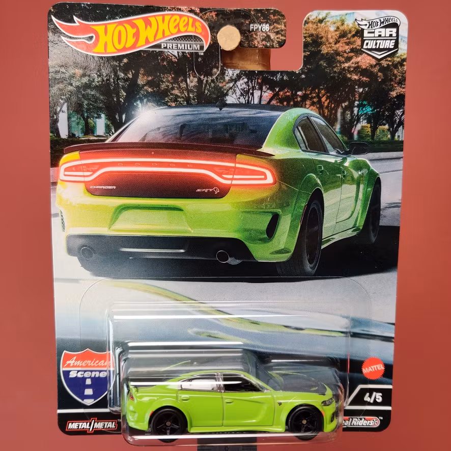 Skala 1/64 HOT WHEELS Premium - American Scene - DODGE CHARGER HELLCAT (2020)