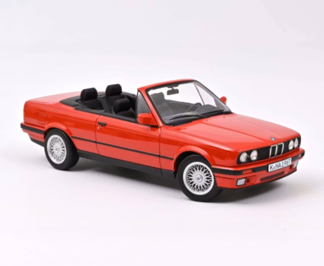 Skala 1/18 Snygg BMW 318i 91' E30 Cabriolet fr Norev