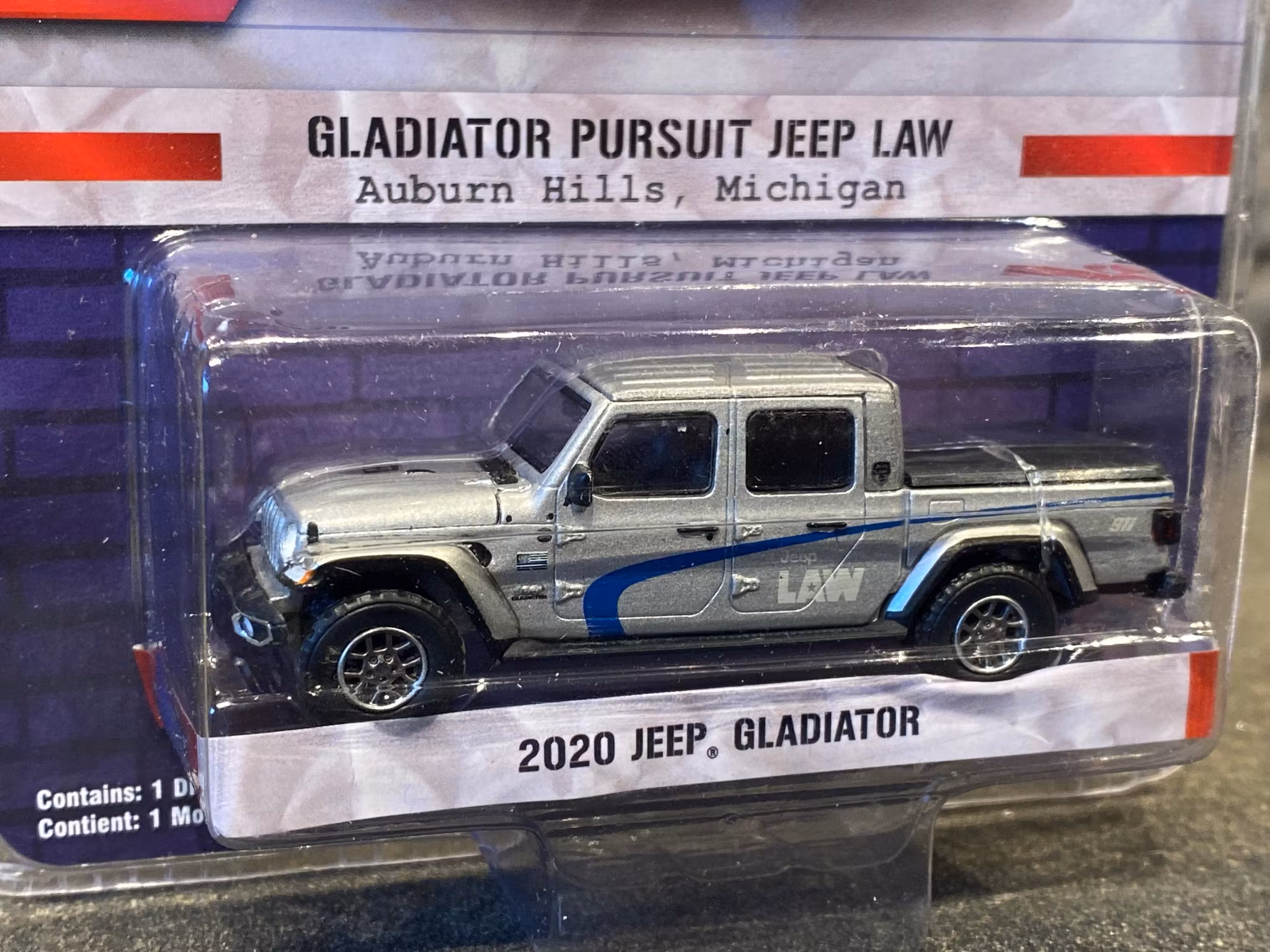 Skala 1/64 "Hot Pursuit" JEEP Gladiator 20' fr Greenlight