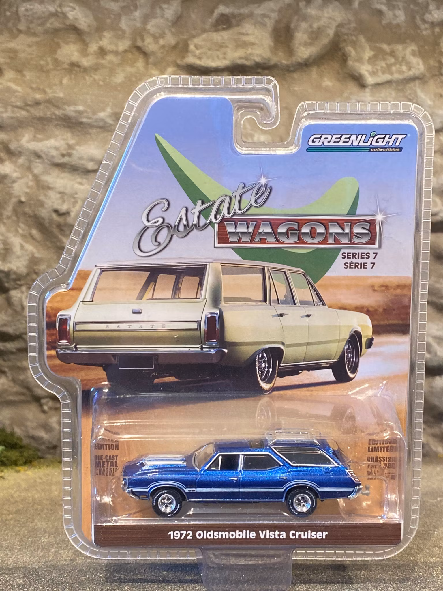 Skala 1/64 "Oldsmobile Vista Cruiser 72' fr Greenlight