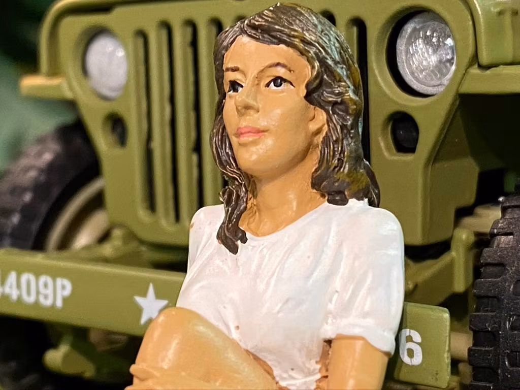 Skala 1/18 Inez funderar över livet - American Diorama