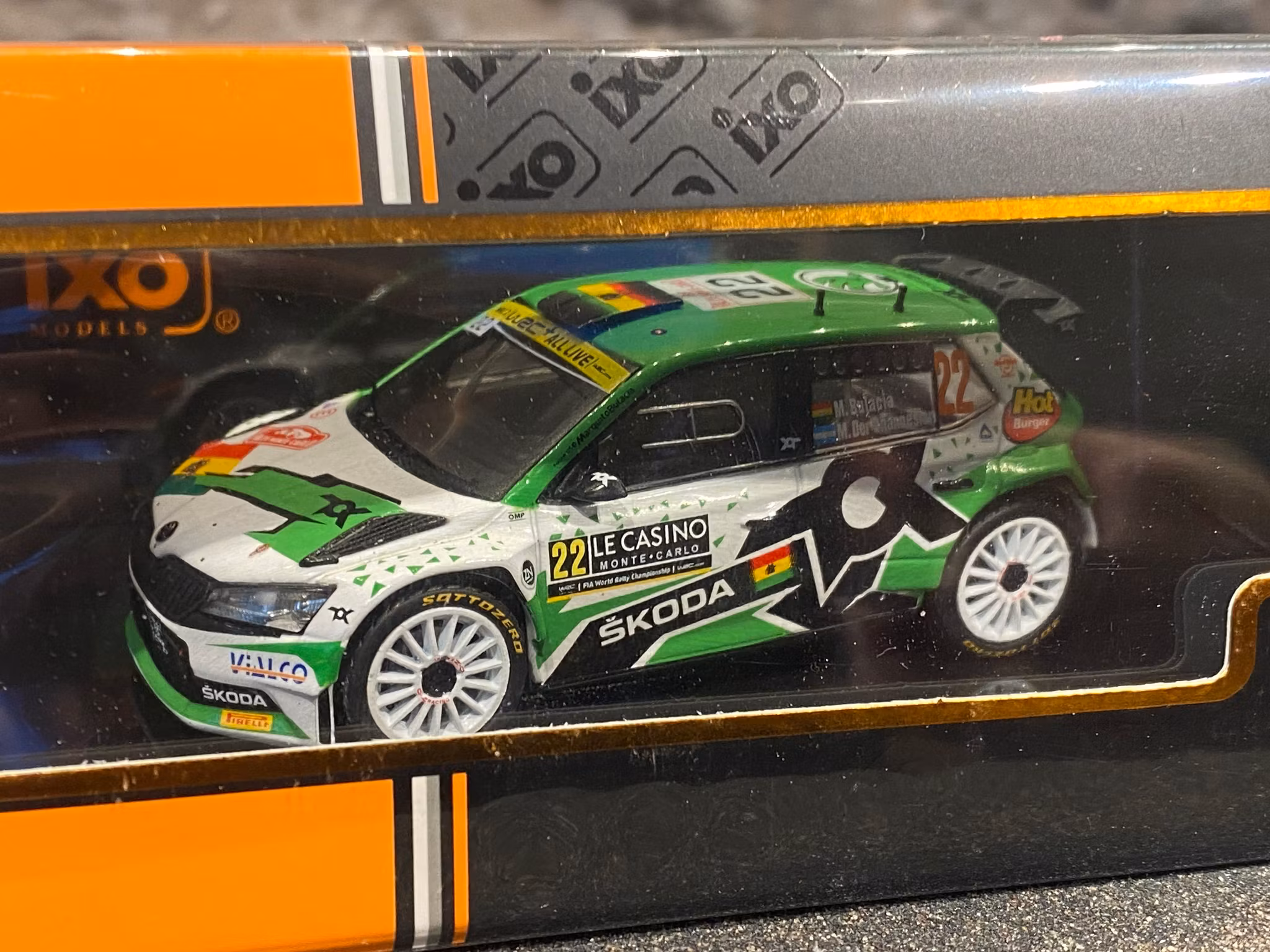 Skala 1/43 Škoda Fabia Rally 2 EVO 21´ Rally Monte Carlo fr IXO Models