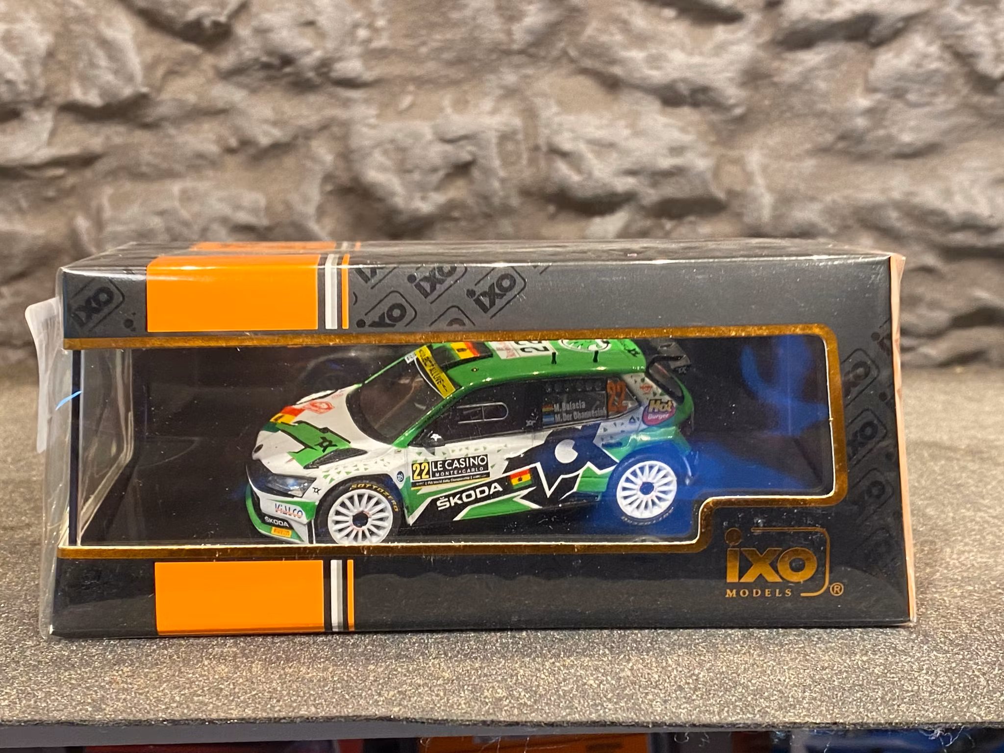 Skala 1/43 Škoda Fabia Rally 2 EVO 21´ Rally Monte Carlo fr IXO Models