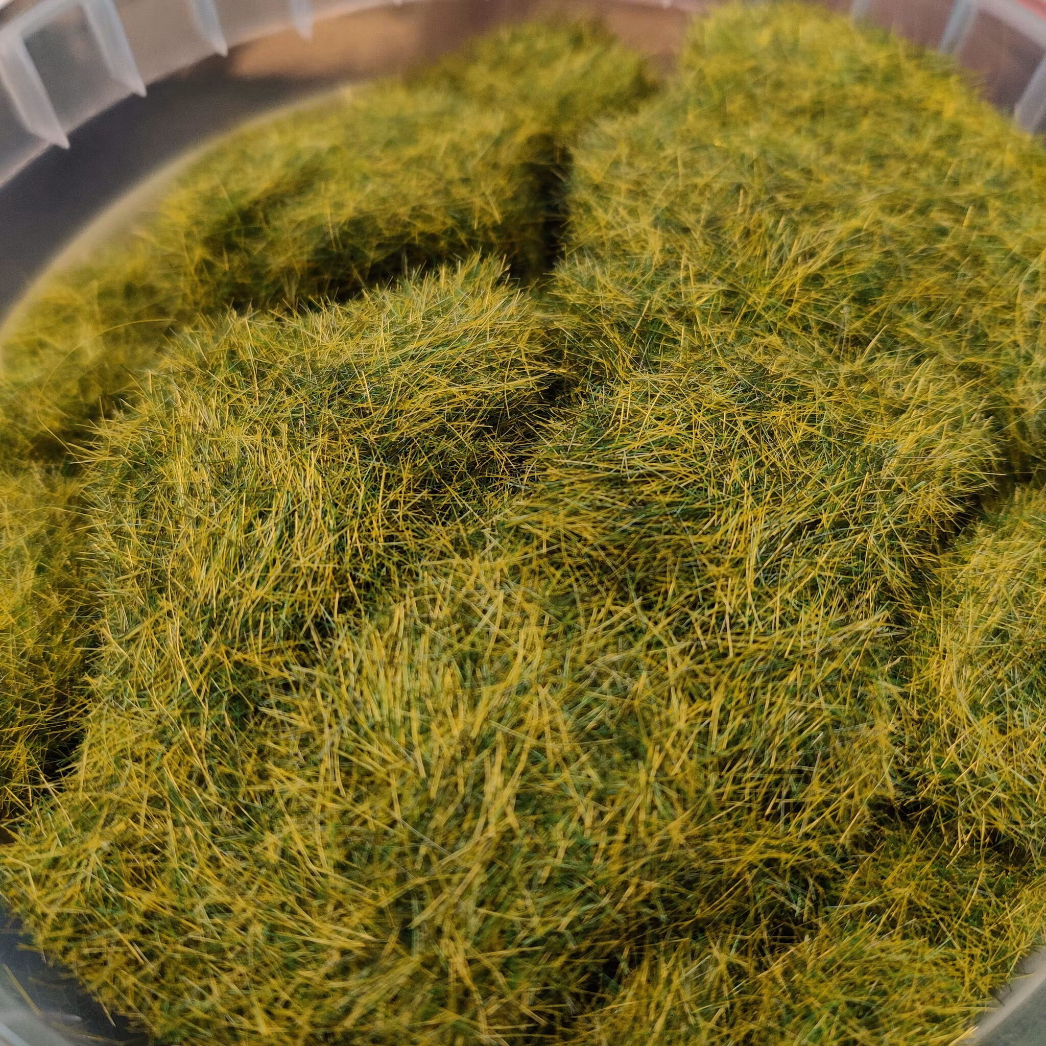 NOCH 07090 Realistiskt Vild gräs äng ljus gulgrönt 6mm 100 gram