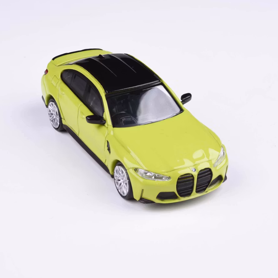 Skala 1/64 -  BMW M3 G80 Sao Paulo Gul, från Para 64
