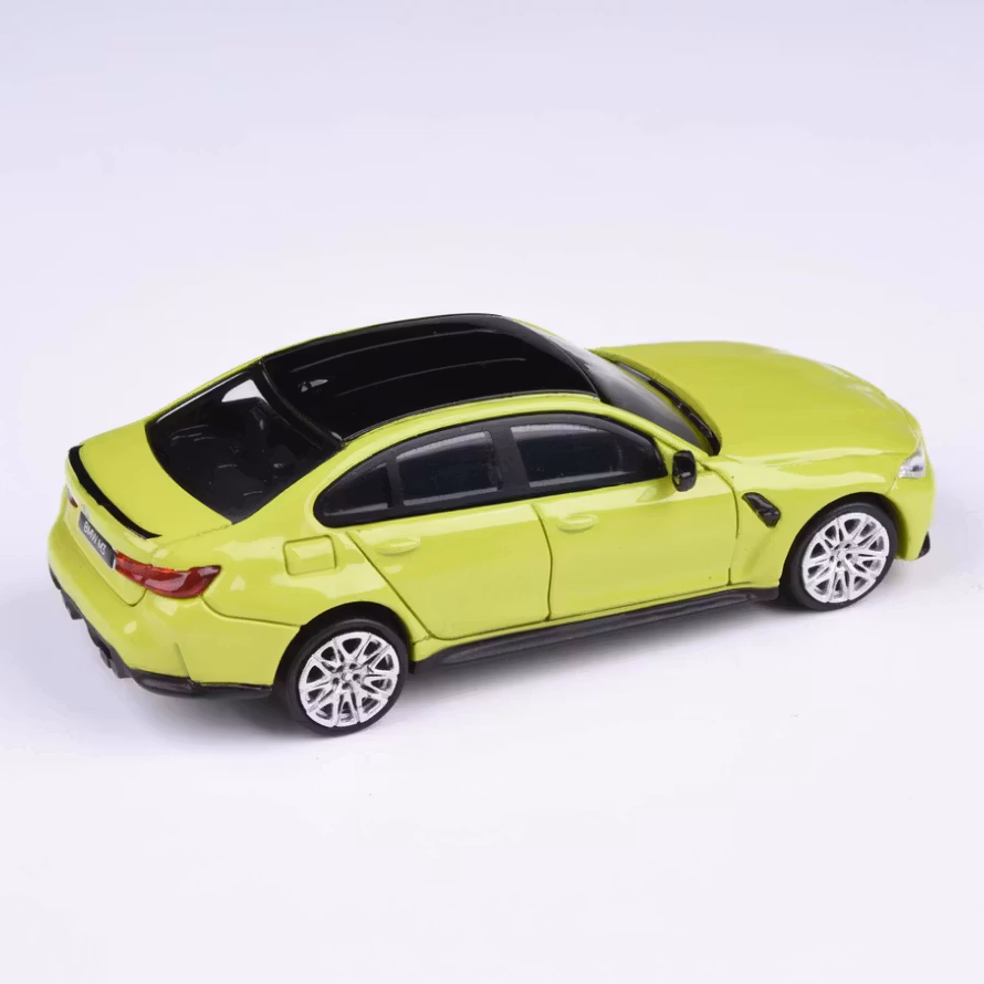 Skala 1/64 -  BMW M3 G80 Sao Paulo Gul, från Para 64