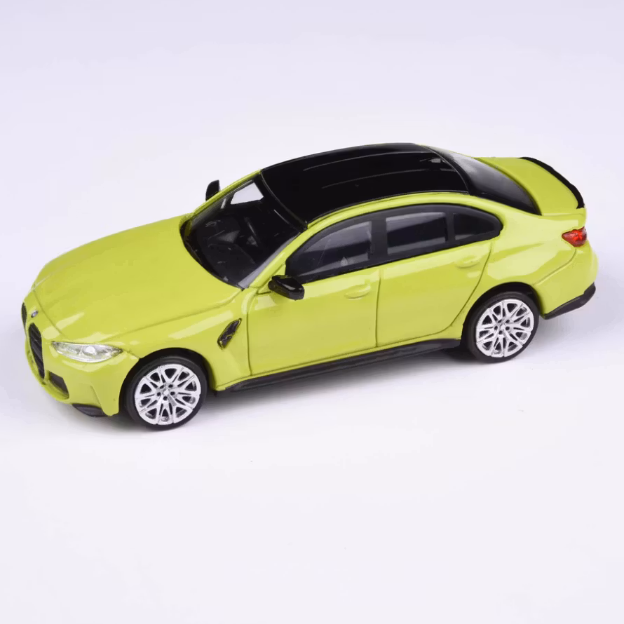 Skala 1/64 -  BMW M3 G80 Sao Paulo Gul, från Para 64