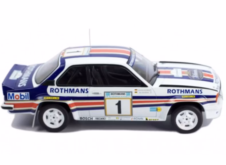 Skala 1/18 OPEL ASCONA 400 Nr:1 W.RÖHRL från IXO Models