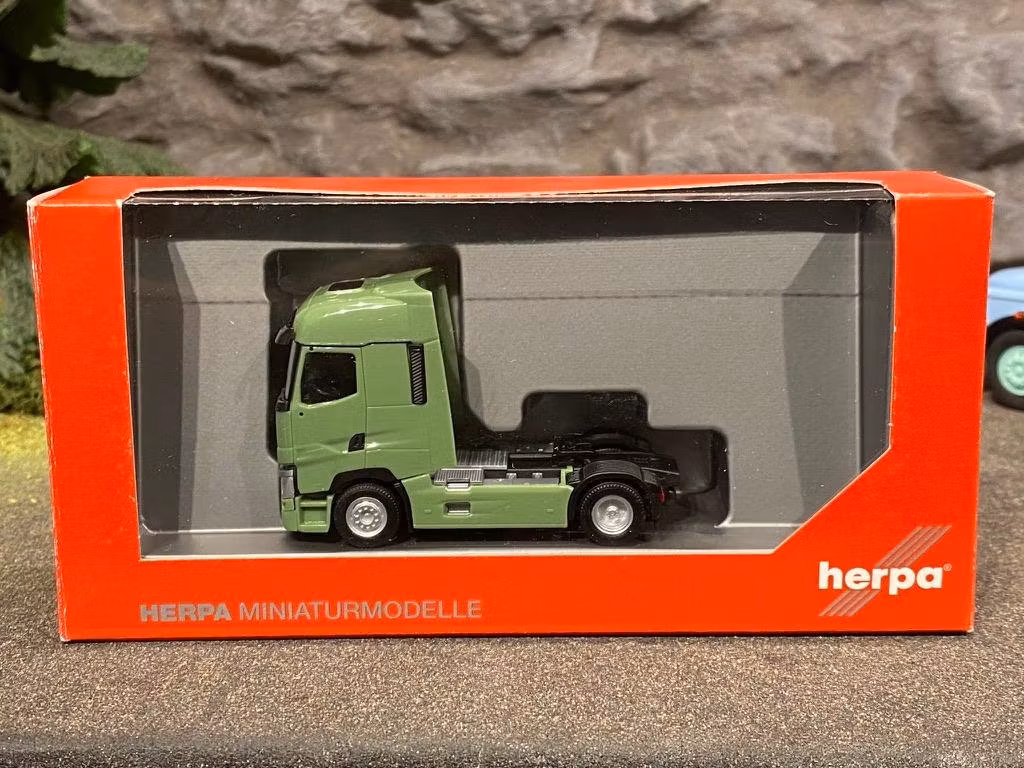 Skala 1/87 h0, Renault T ZGM, grön från HERPA