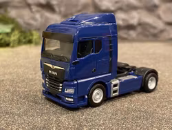 Skala 1/87 h0, MAN TGX GM, mörkblå från HERPA