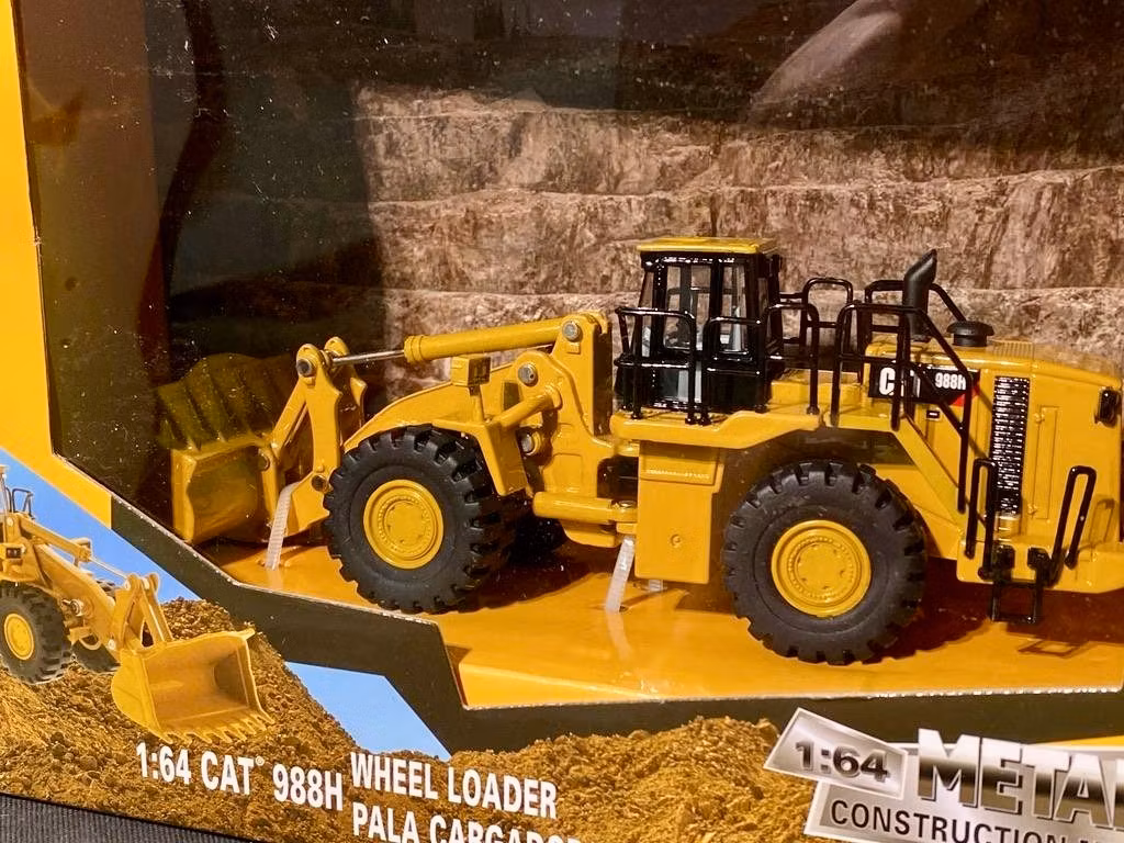 Skala 1/64 CAT 988H Mäktig Hjullastare fr DM Diecast Masters