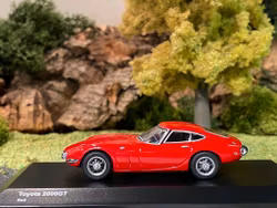 Skala 1/64 Toyota 2000 GT, Röd fr KYOSHO